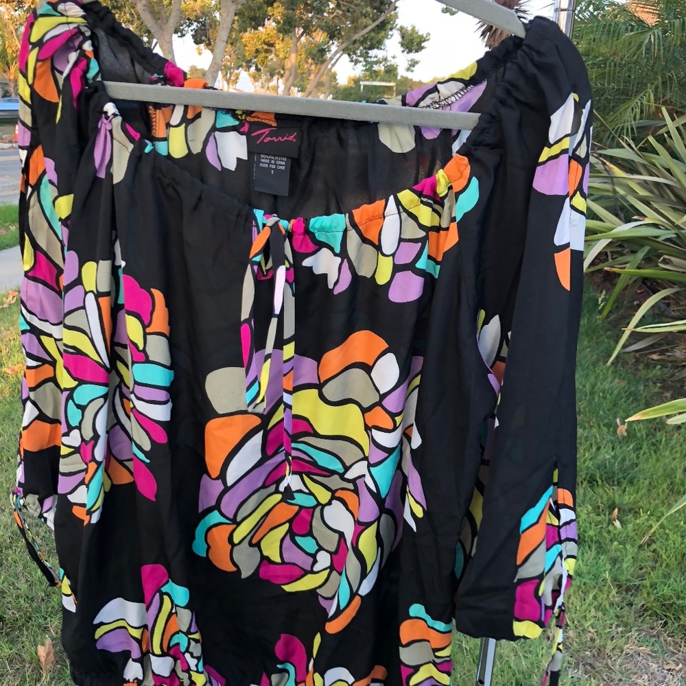 Multicolored Floral Blouse